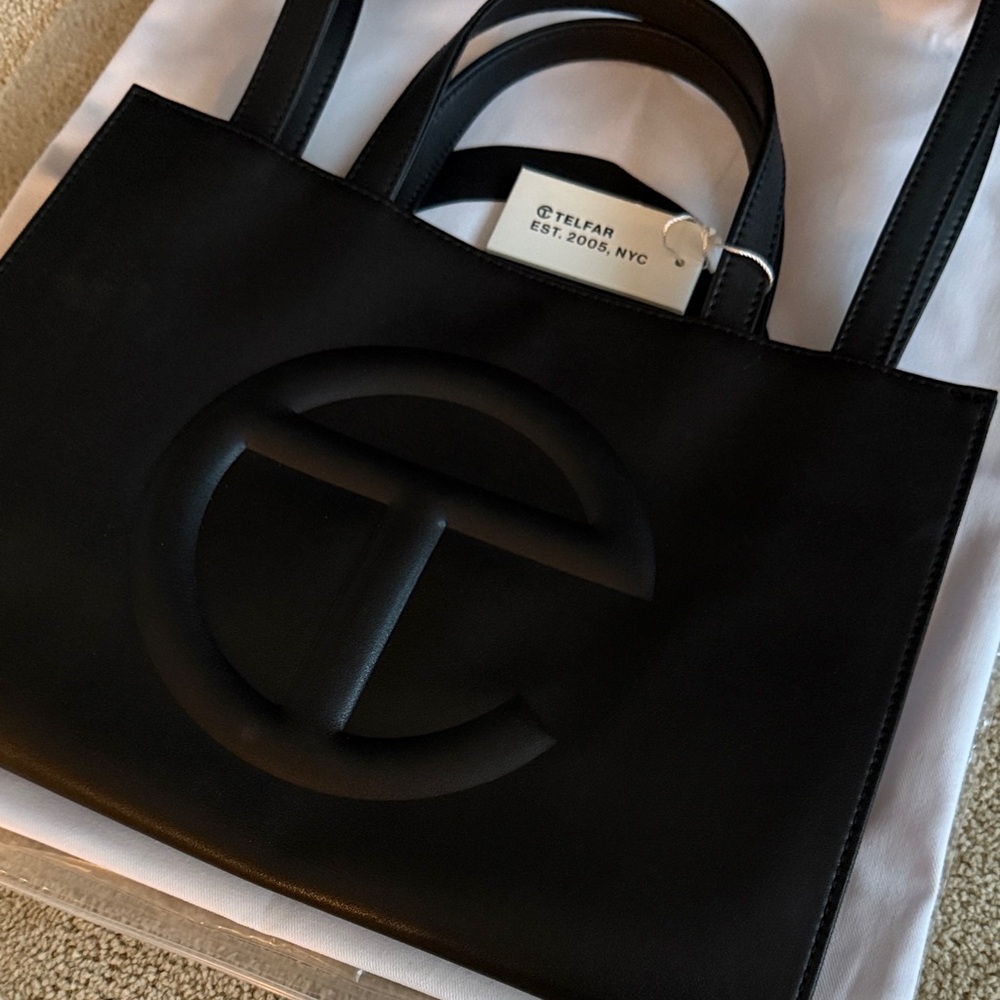Telfar Black Tote Bag